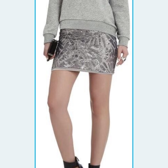 BCBG sequin mini skirt - Picture 2 of 2